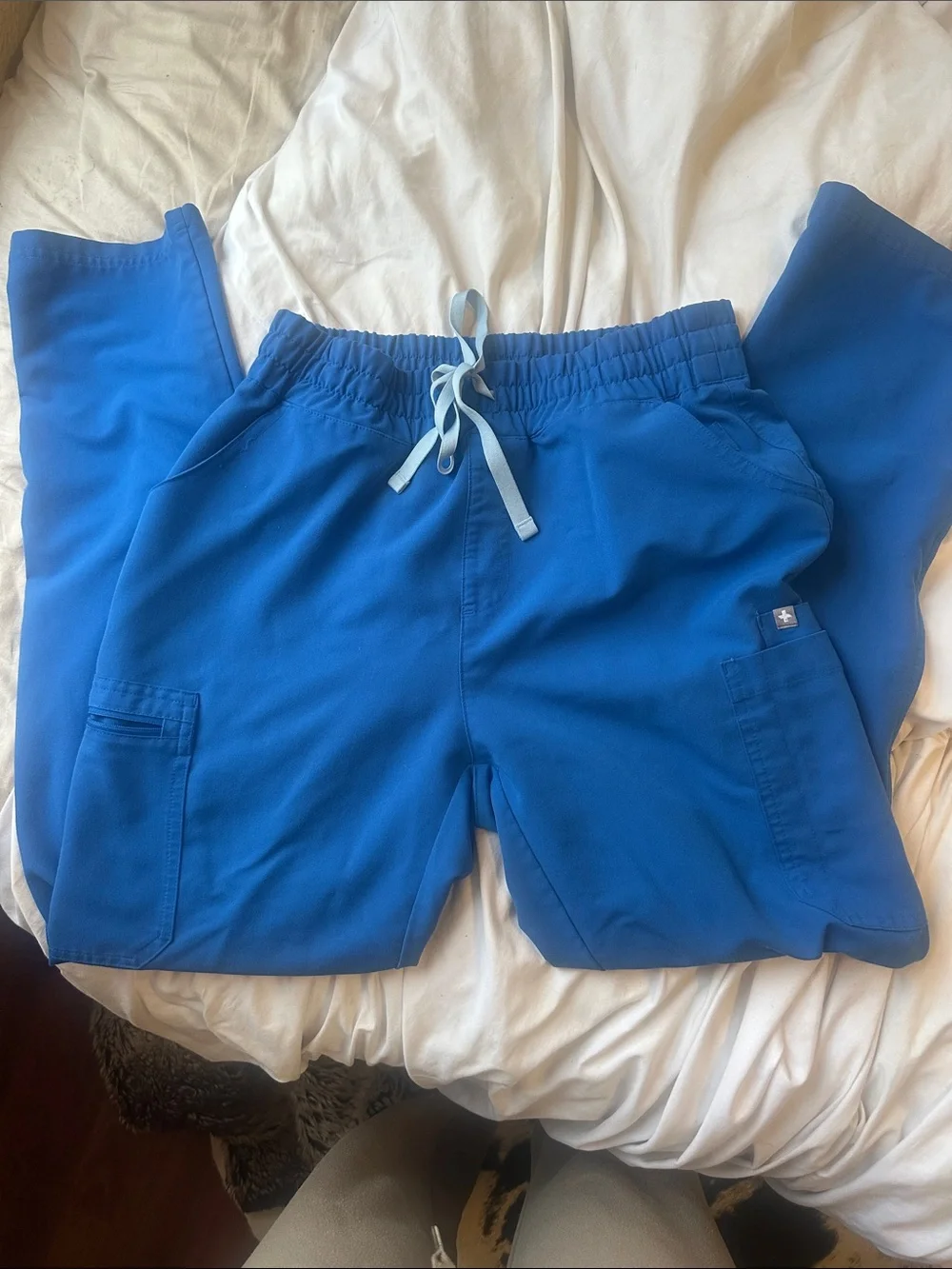 Womens Figs Royal Blue